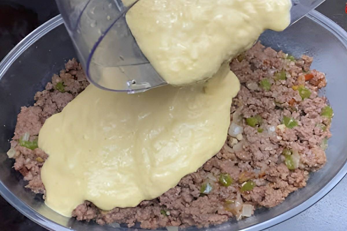 Depois que fiz carne moída assim nunca mais fiz de outro jeito fica muito cremosa e saborosa
