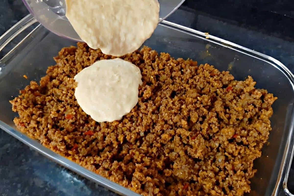 Carne moída no forno uma opção simples e prática de almoço ou jantar para o dia a dia