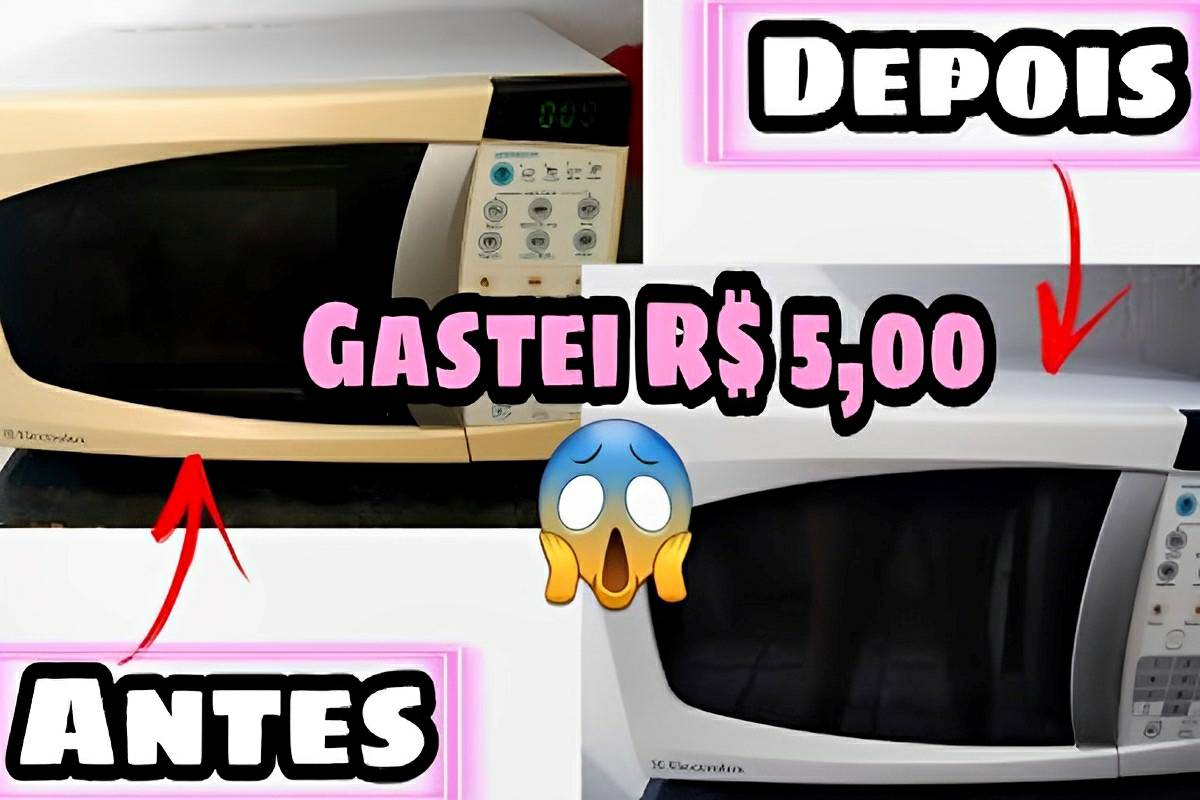 Como tirar o amarelado de eletrodomésticos sem fazer esforço e com muita economia