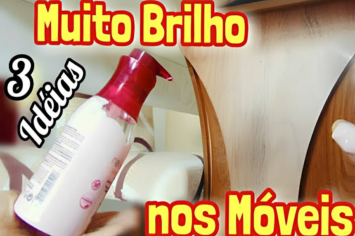 Misturei esses produtos e fiz um lustra móveis caseiro que deixou meus móveis brilhando