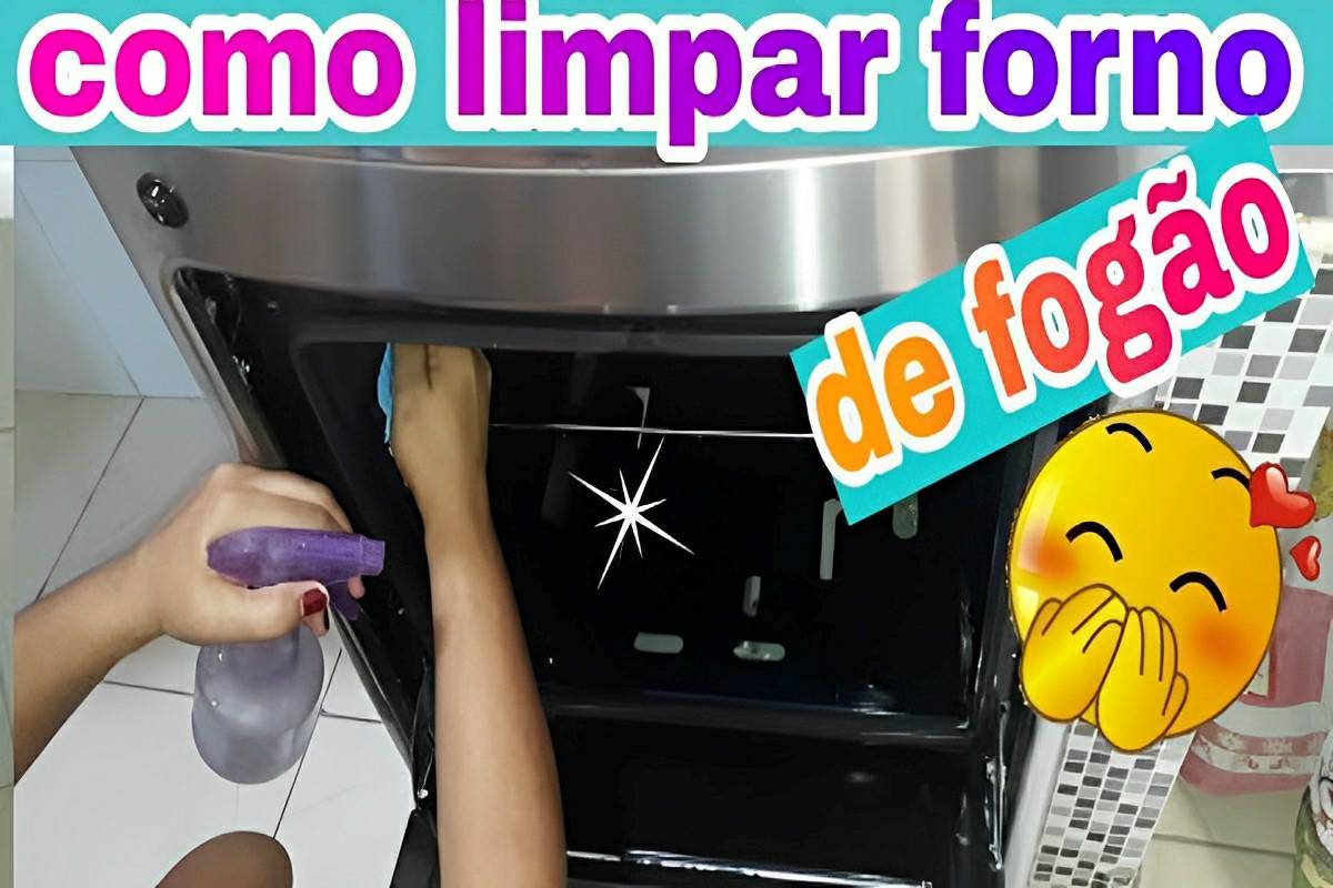 Misturinha caseira para limpar forno sem esforço usando apenas 2 ingredientes
