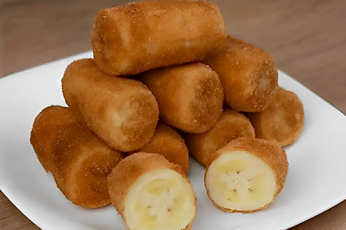 Banana frita à milanesa receita de restaurante brasileiro uma delícia perfeita para o dia a dia