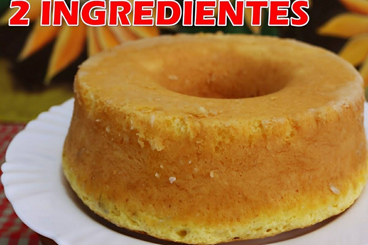 Misturei leite em pó e mais 2 ingredientes e fiz um bolo de leite em pó fofinho e delicioso para o lanche