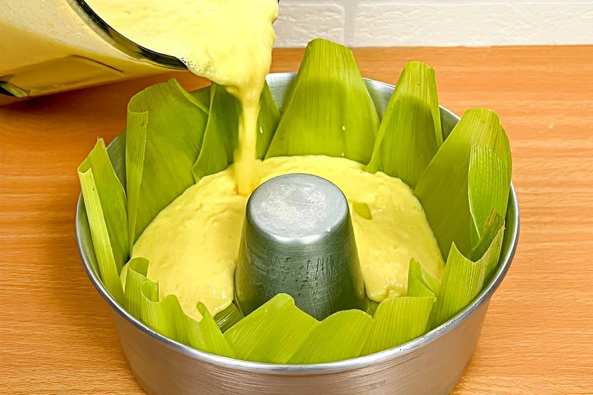 Bolo de milho na palha um bolo de milho ainda mais gostoso todo feito no liquidificador