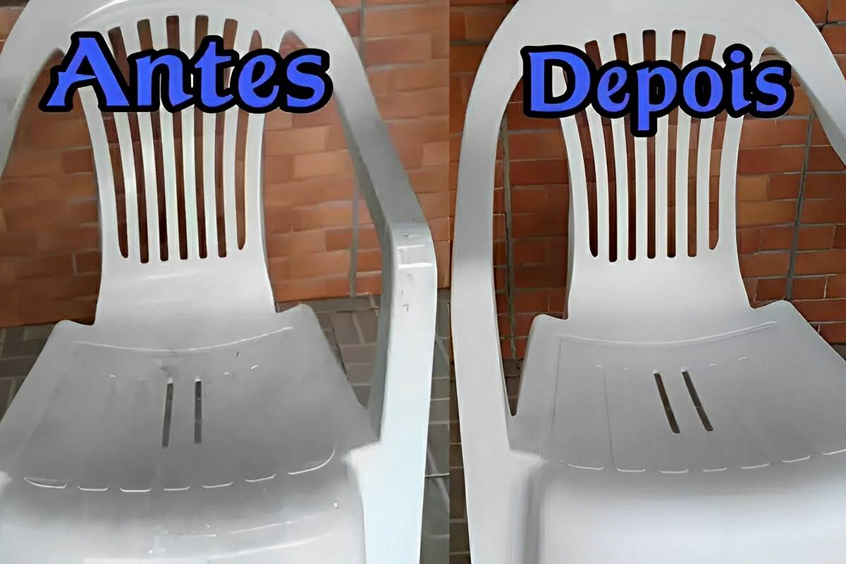 Como limpar cadeiras de plástico com uma misturinha caseira de apenas 3 ingredientes