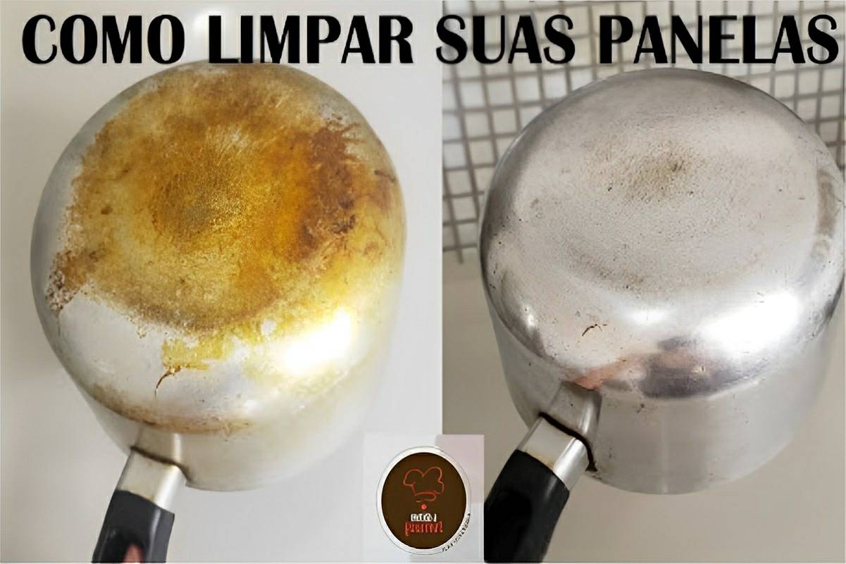 Como limpar panelas queimadas e encardidas usando apenas 3 ingredientes do seu armário