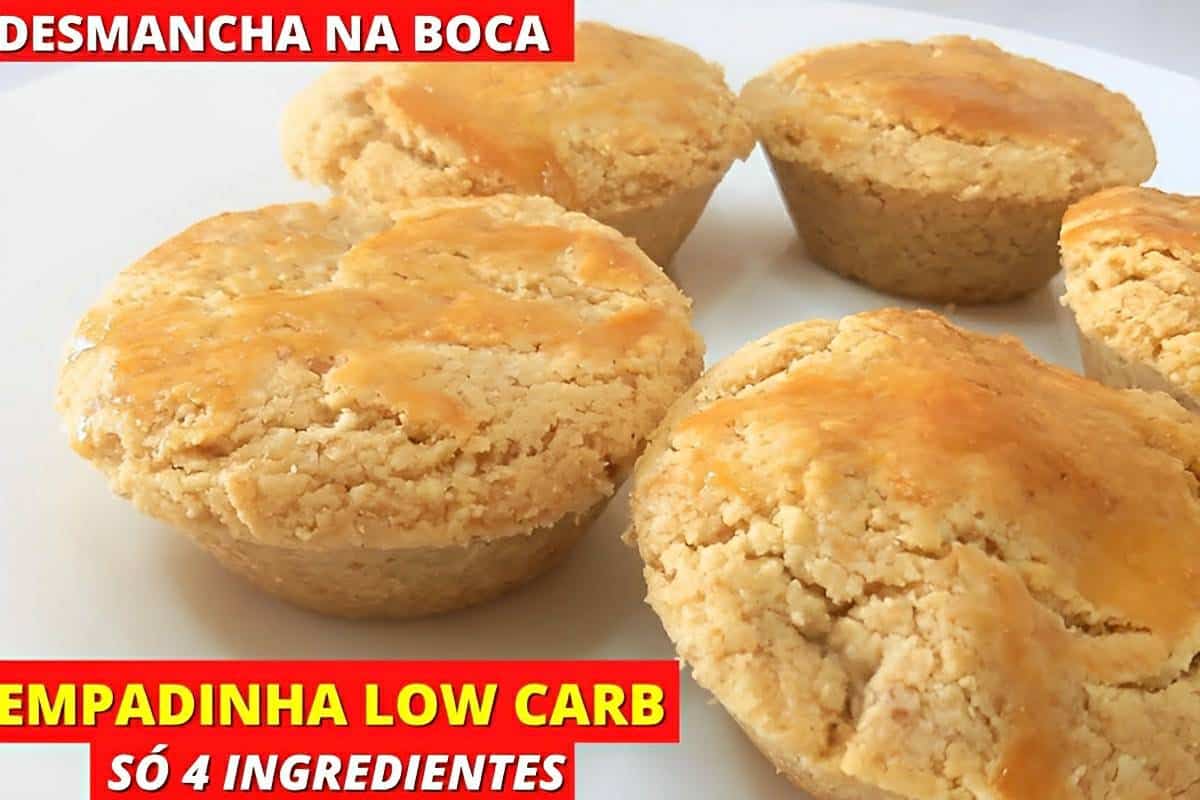 Empadinha low carb uma empadinha sem farinha de trigo e glúten que derrete na boca
