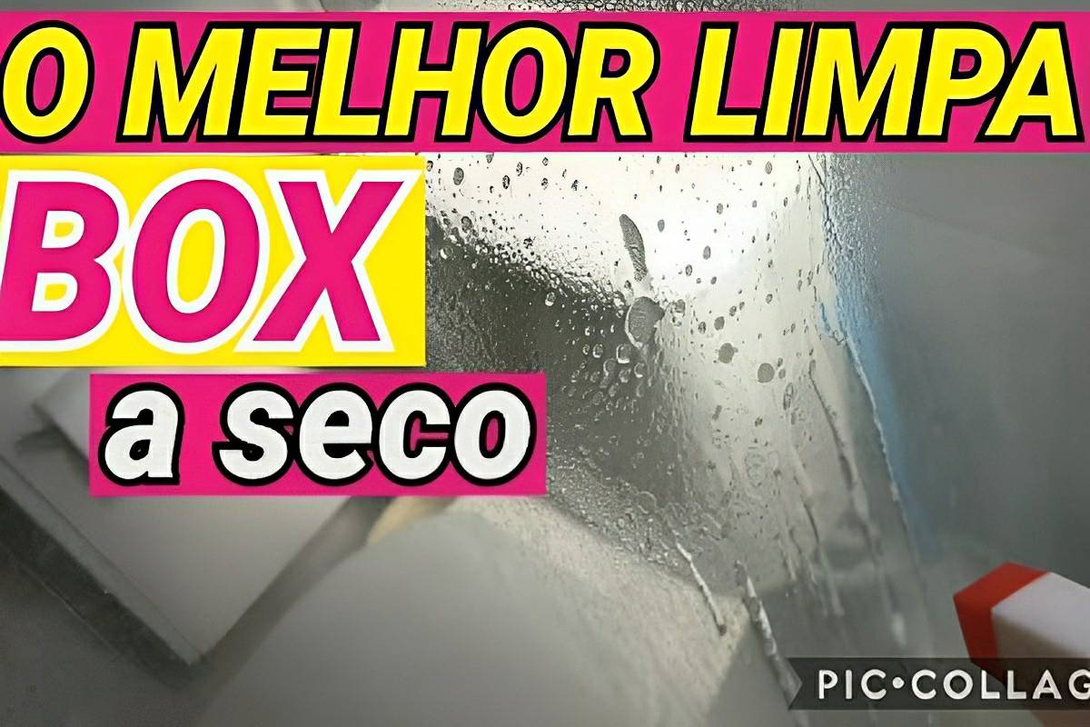 Misturinha caseira para limpar vidros e box do banheiro a seco com apenas 4 ingredientes