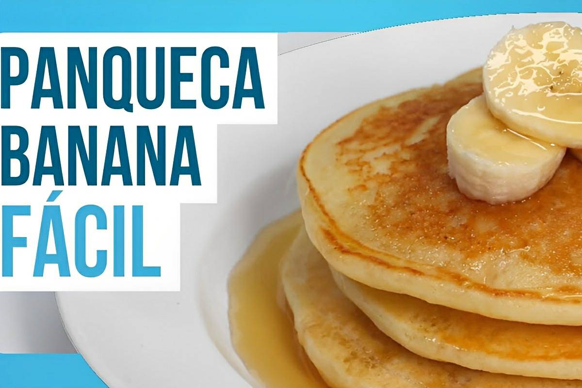 Panqueca de banana com aveia fácil e deliciosa para seu café ou lanche ficar bem mais saudável