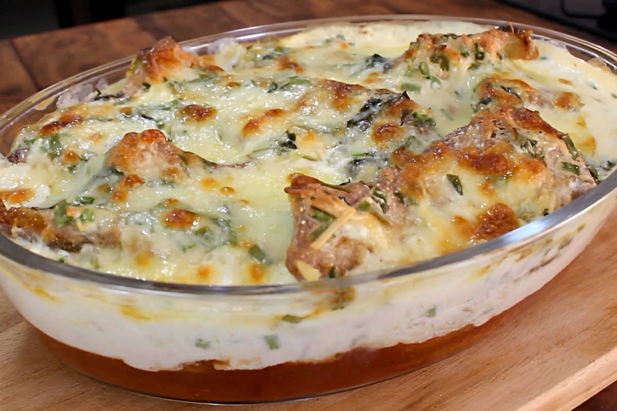Peixe com molho branco gratinado no forno um prato simples e delicioso para a sexta-feira santa
