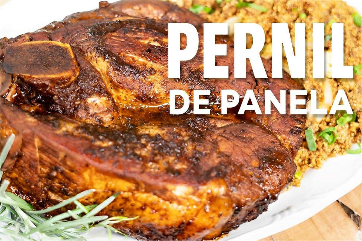 Pernil de porco na panela douradinho e suculento a melhor opção para o almoço em família