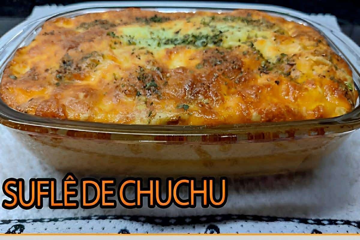 Suflê de chuchu um prato saudável e delicioso para o seu almoço ou jantar