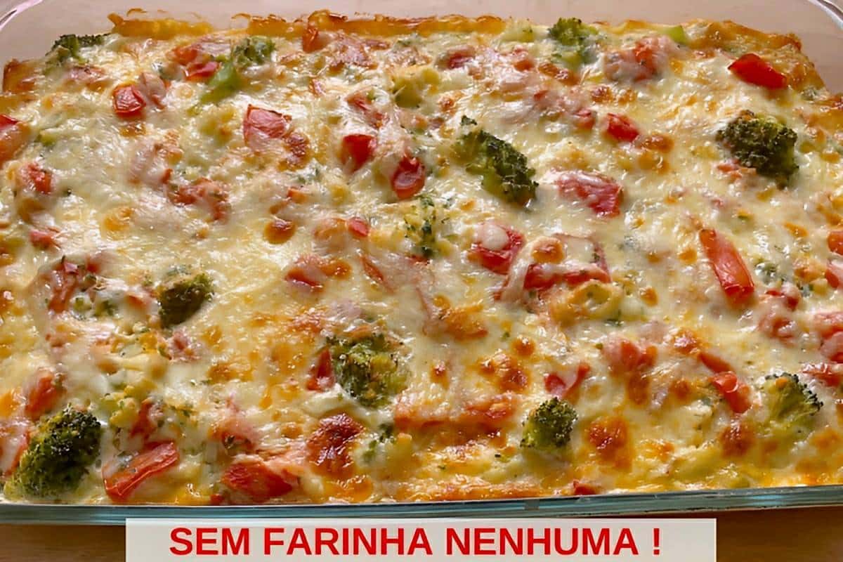 Perdi 2 kgs em 1 semana com essa Torta low carb que substitui o jantar