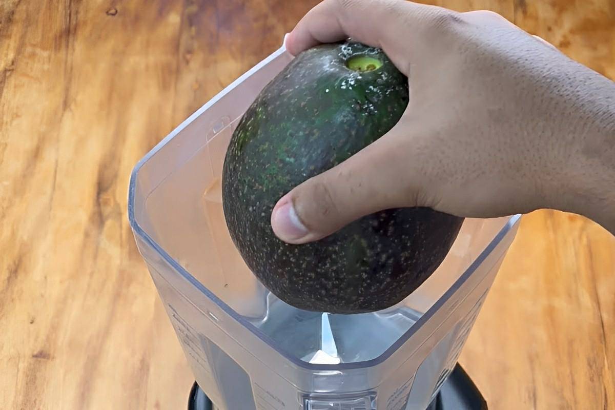 Coloquei um abacate no liquidificador e agora não quero mais comer de outro jeito