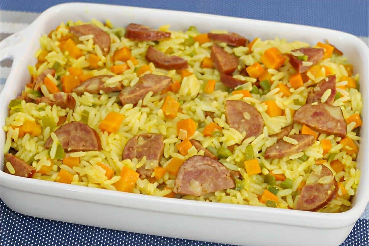 Almoço completo em uma só panela simples e prático para o dia a dia