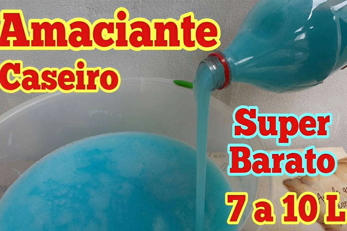 Amaciante caseiro fácil e barato feito com um produto que você tem no banheiro