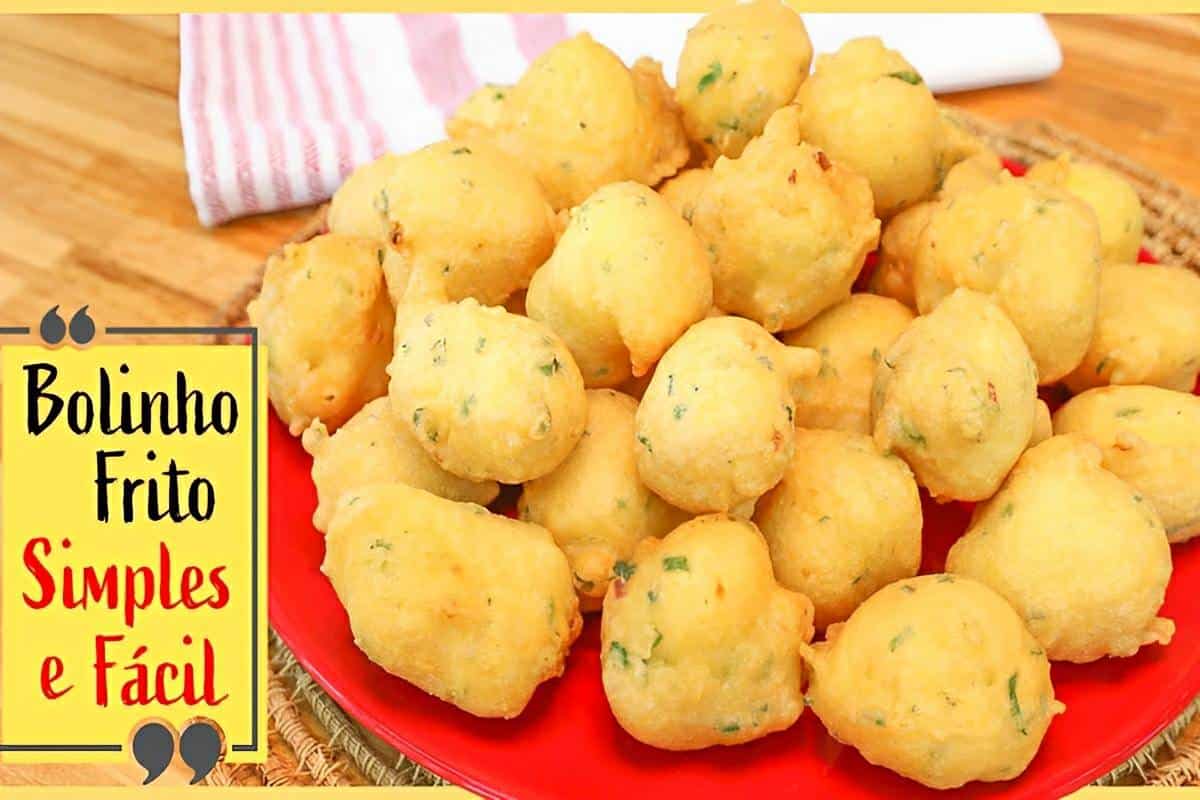 Bolinho mata a fome um bolinho salgado frito fácil de fazer e delicioso
