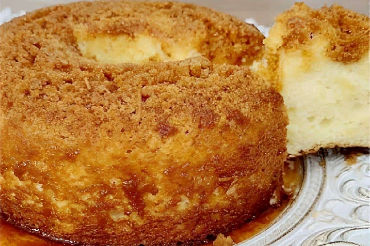 Bolo caçarola um bolo tão cremoso que parece um pudim perfeito para seu lanche ou café