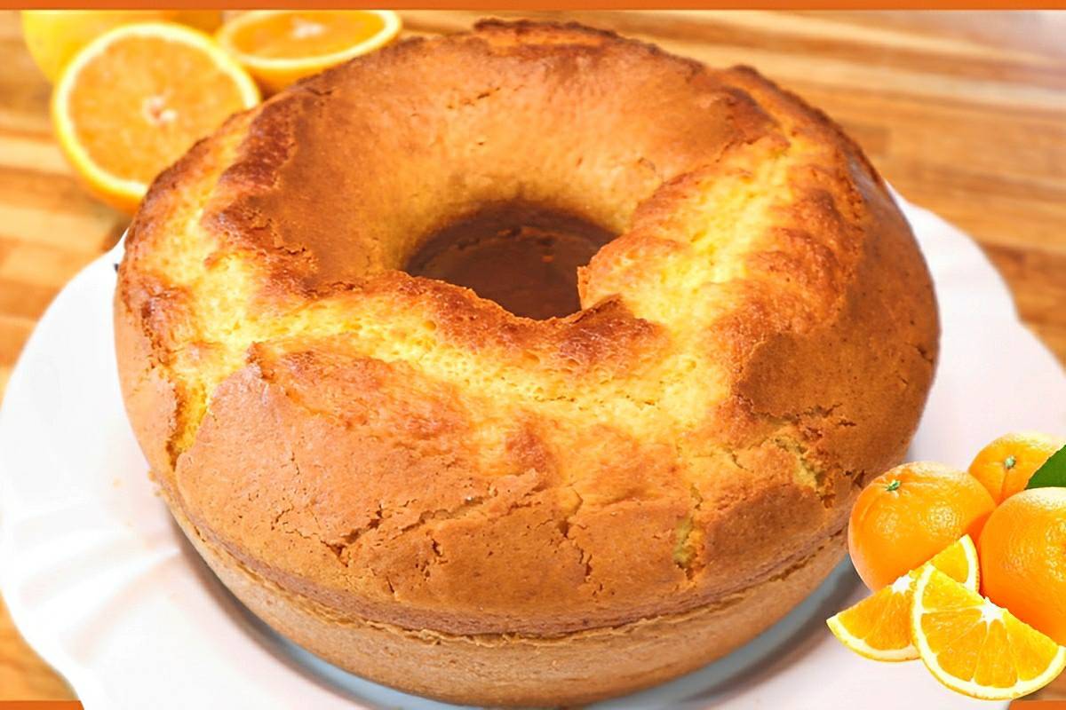 Bolo de laranja rápido que você prepara em 2 minutos é só bater os ingredientes e assar