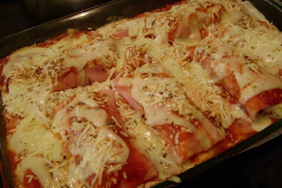 Canelone sem massa recheado uma receita pronta em minutos para o dia das mães