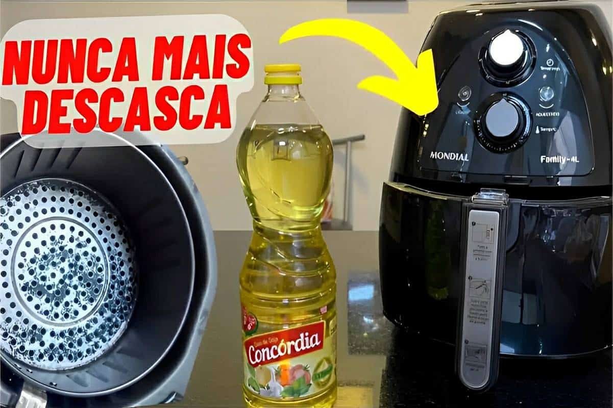 Aprendi como conservar AirFryer nova por muito mais tempo usando essa dica simples