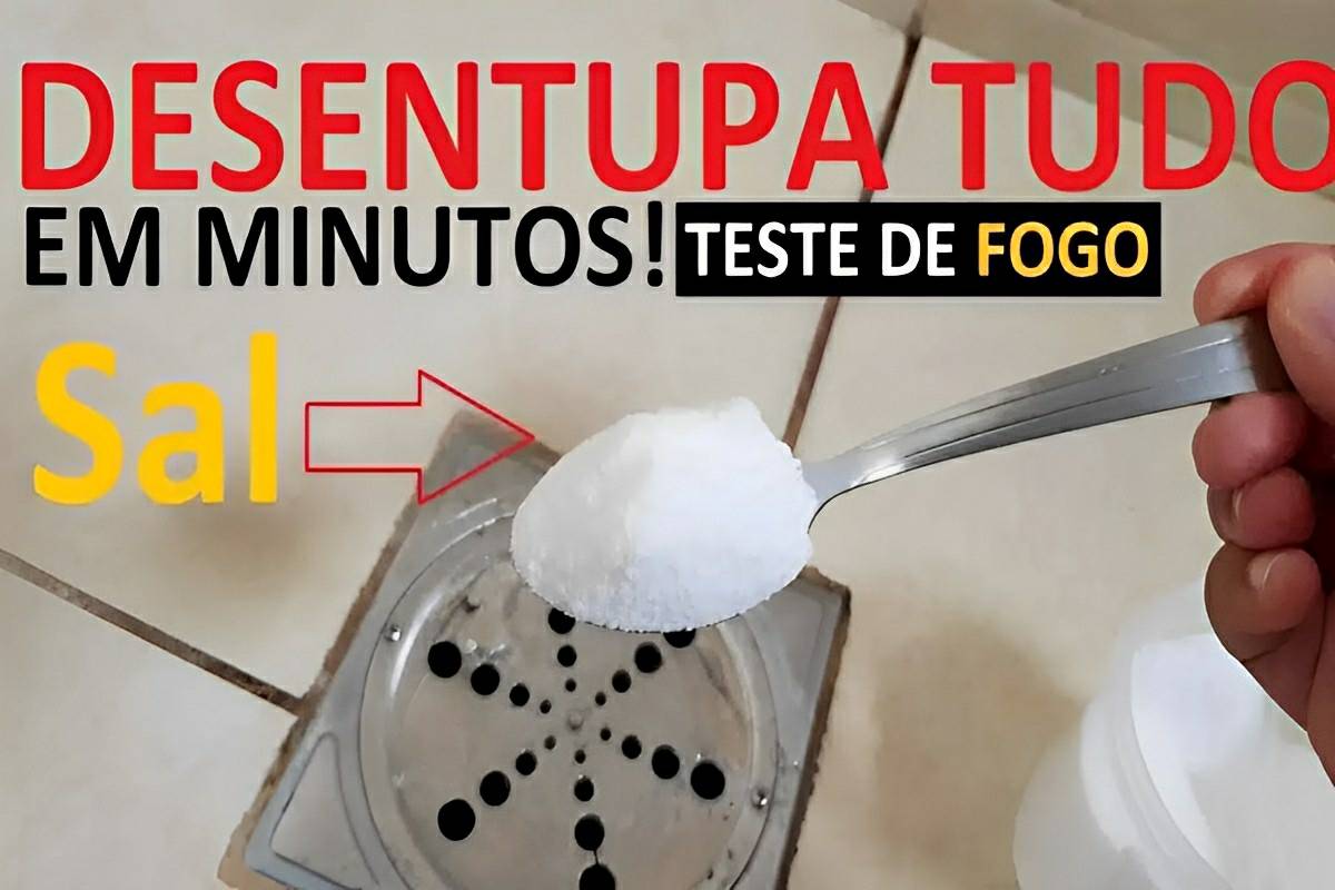 Como desentupir pias e ralos sem perder tempo usando ingredientes que você tem em casa