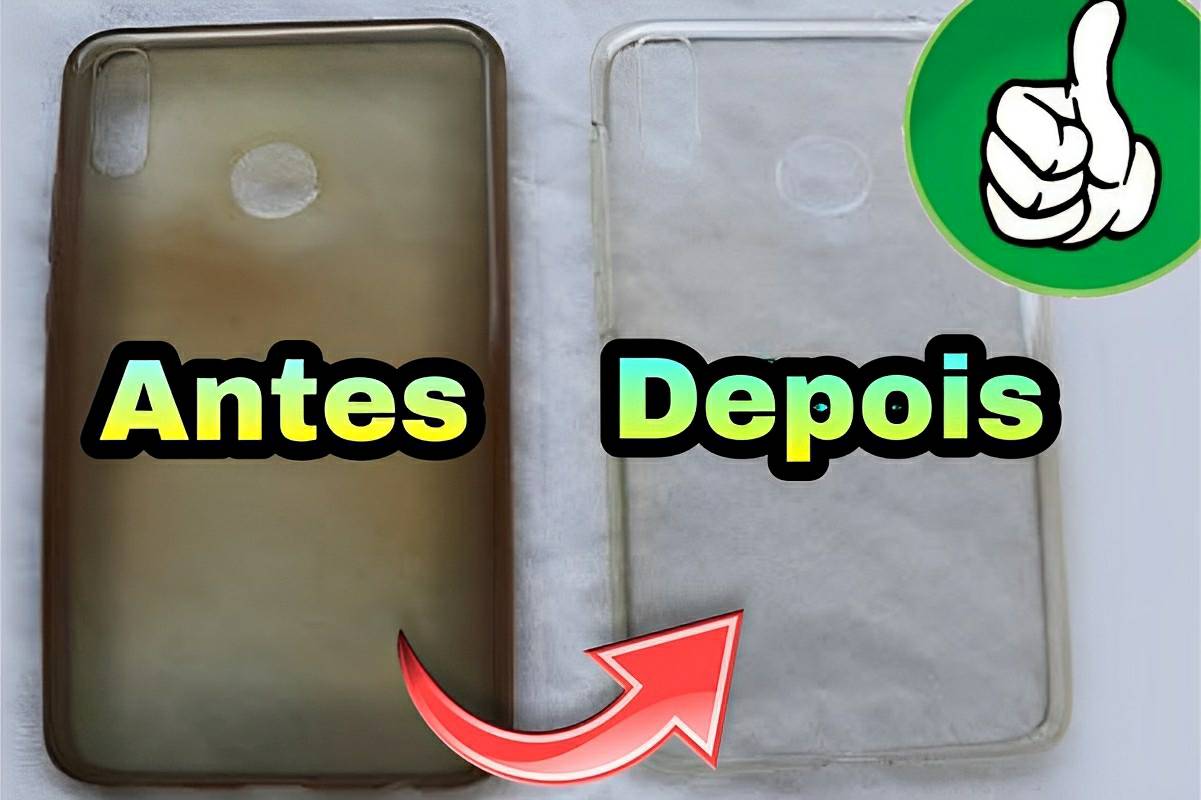 Como limpar capinha de celular transparente usando 3 ingredientes que você tem em casa