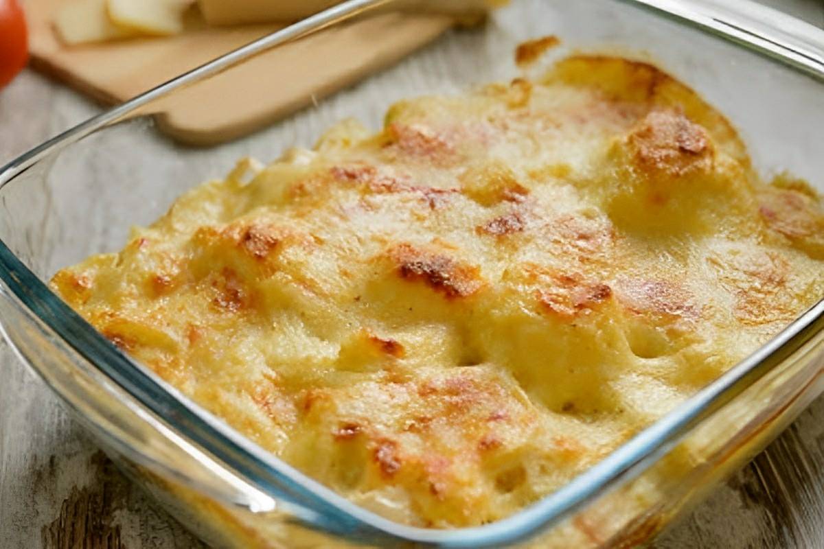 Couve-flor gratinada no forno com molho branco um acompanhamento leve e delicioso para a sua refeição