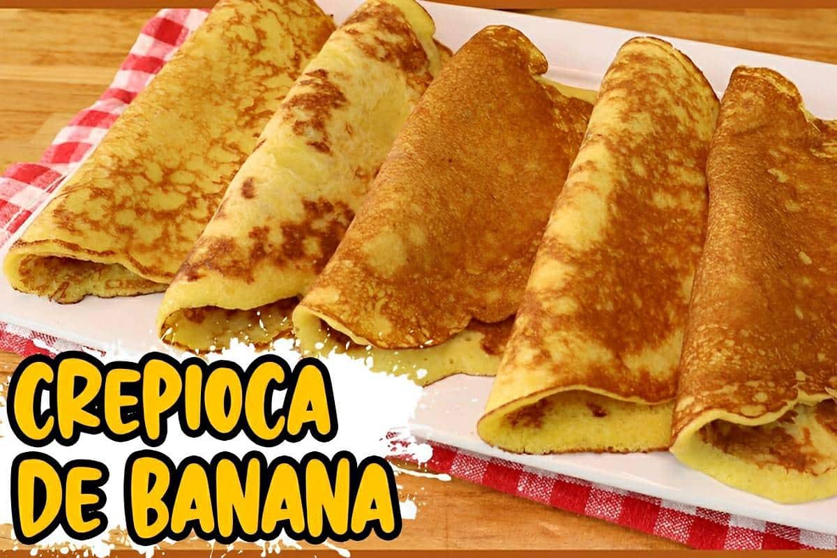Crepioca de banana fácil e deliciosa para deixar seu café da manhã mais saudável e nutritivo
