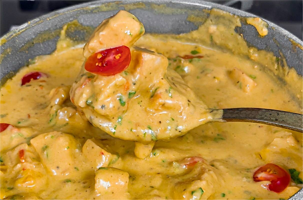 Frango com creme de leite delicioso e fácil de fazer toda a família vai adorar