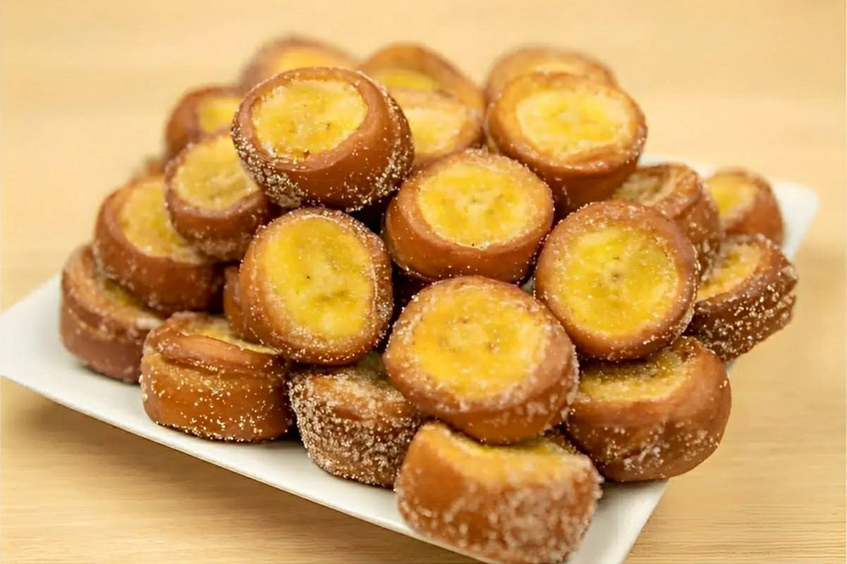 Medalhão de banana um lanche delicioso e diferente que vai agradar toda a família