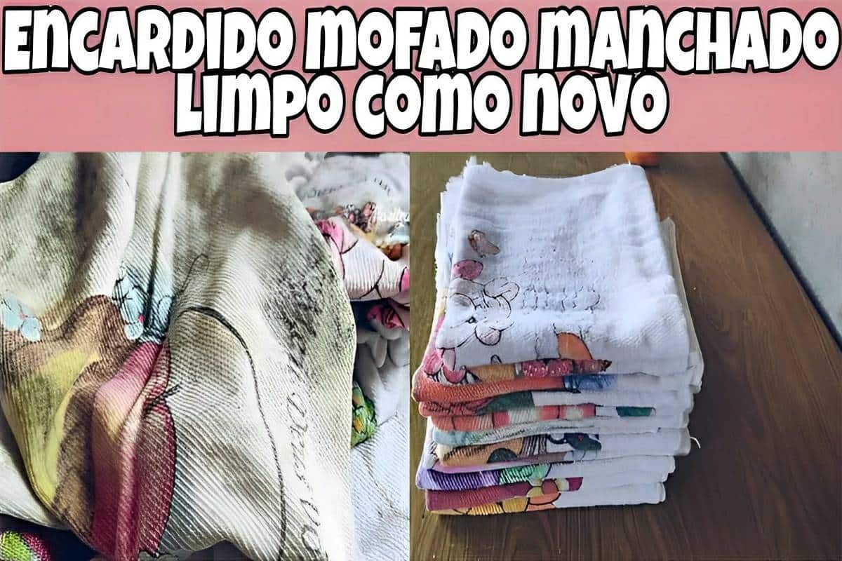 Misturinha caseira de 3 ingredientes que vai deixar seus panos de prato limpos e sem manchas