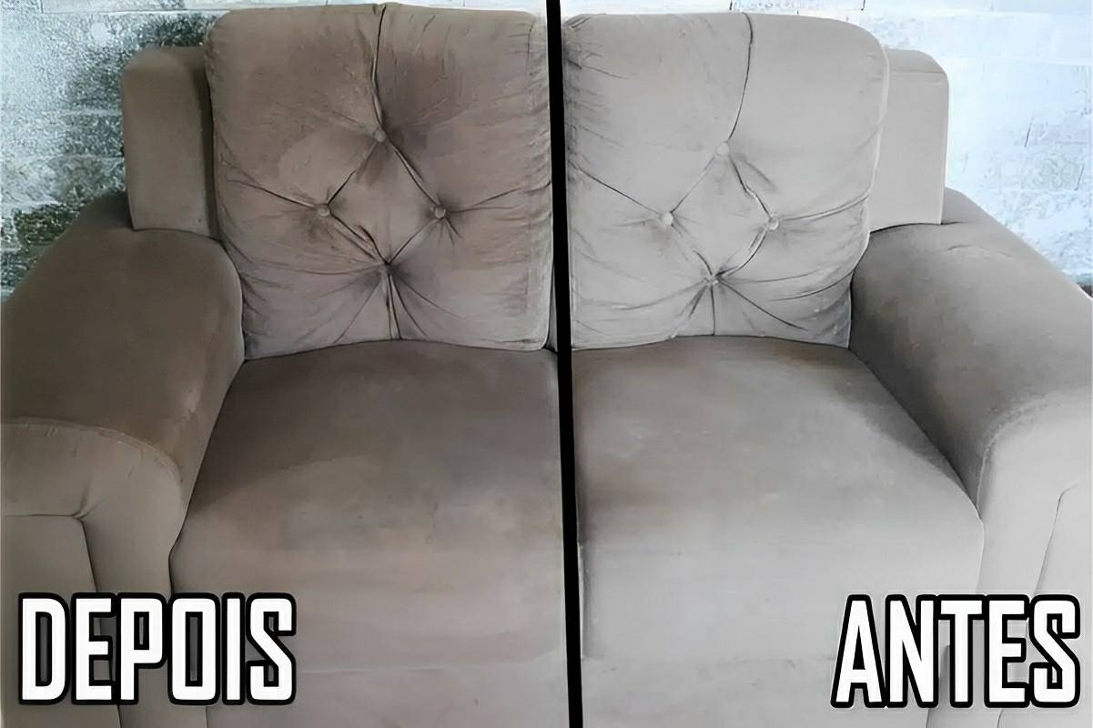 Misturinha caseira para limpar sofá que retira todas as manchas e deixa o estofado novinho
