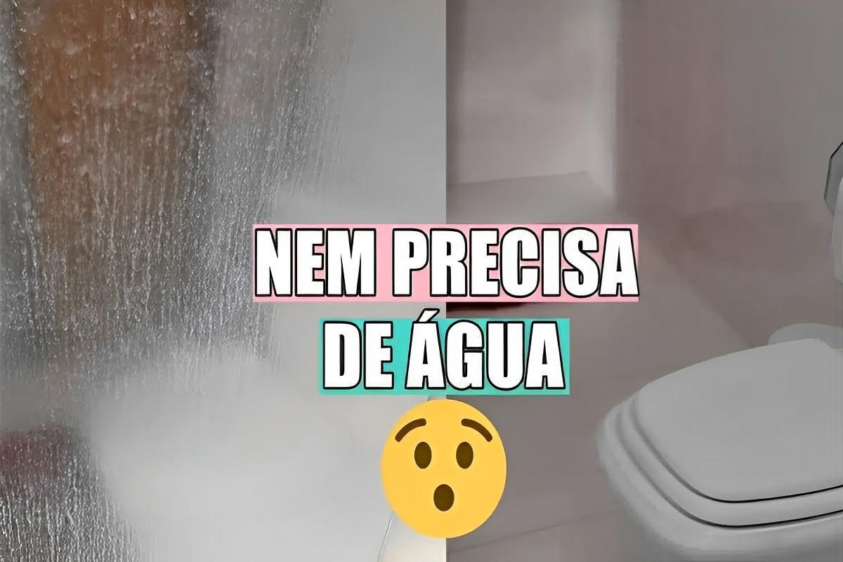 Como limpar vidros e box do banheiro usando apenas um produto que você tem no armário