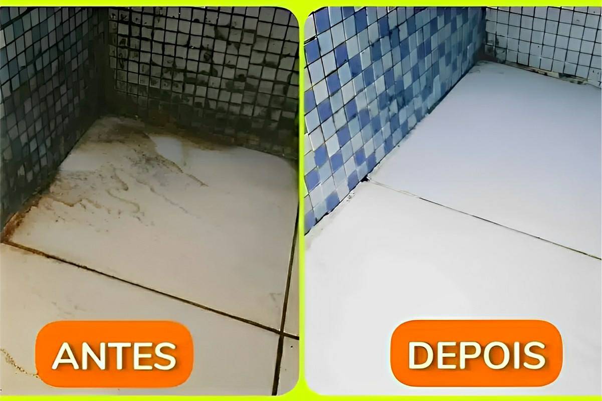 Misturinha para limpar azulejos e rejuntes sem fazer esforço com apenas 2 ingredientes