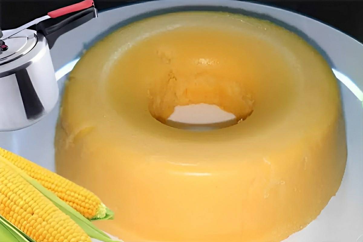 Pamonha de forma feita na panela de pressão muito mais fácil e prática que a pamonha tradicional