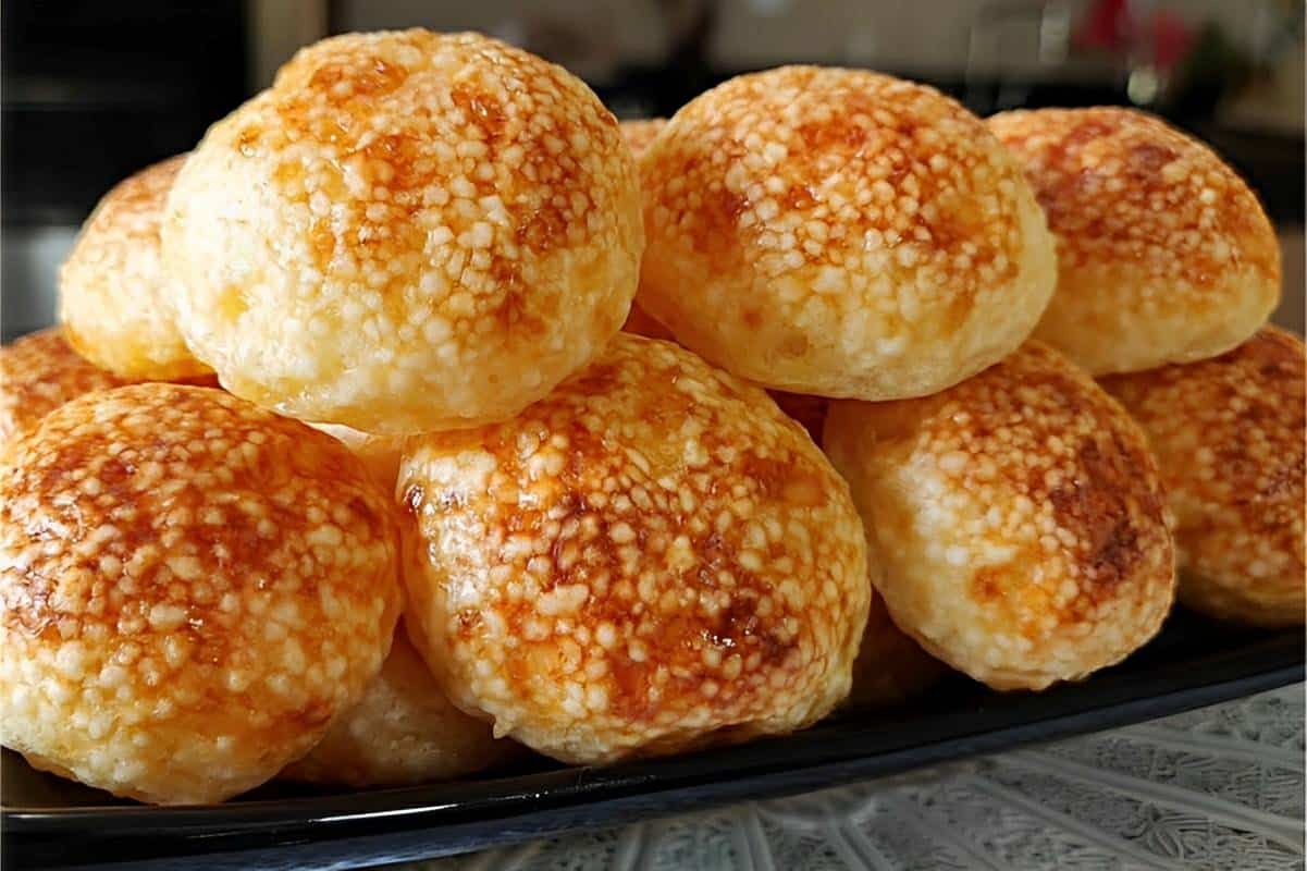 Pão de tapioca diferente perfeito para o lanche da tarde ou café da manhã