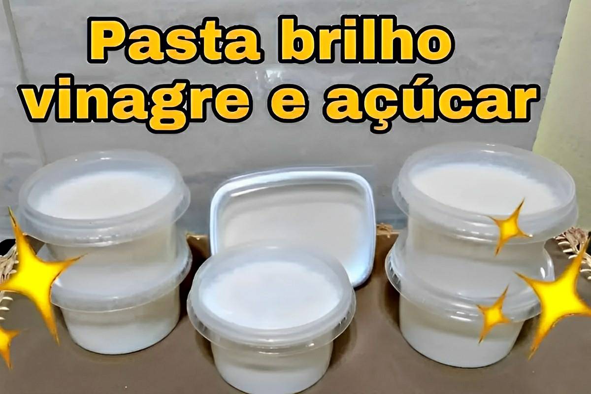Pasta para dar brilho em alumínio e deixar panelas e formas de alumínio brilhando