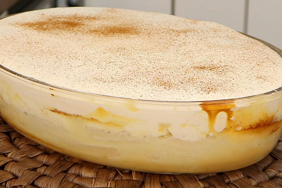 Sobremesa de 15 reais banana na travessa para deixar toda família com água na boca sem gastar muito