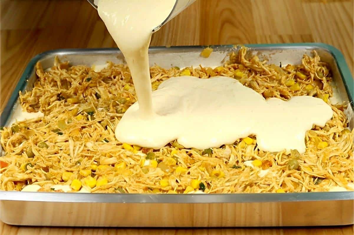 Torta de frango de liquidificador leve e deliciosa o melhor lanche para toda a família