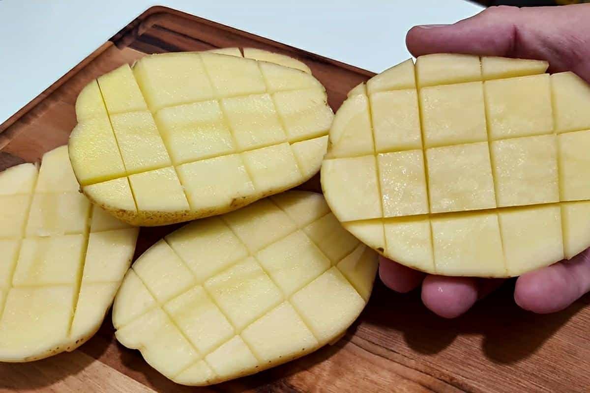 Depois que fiz essa batata assada nunca mais fritei batata na minha vida
