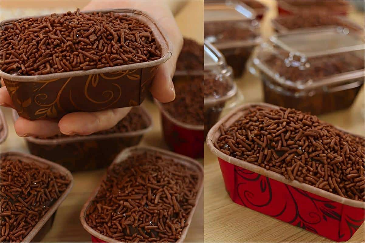 Mini bolinho tipo Ana Maria caseiro com recheio cremoso a melhor opção para a lancheira das crianças