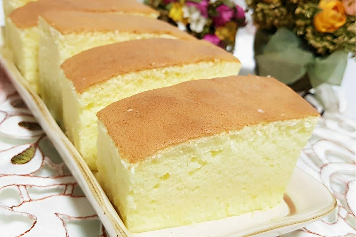 Bolo japonês um bolo fofinho e bem leve perfeito pro café ou lanche