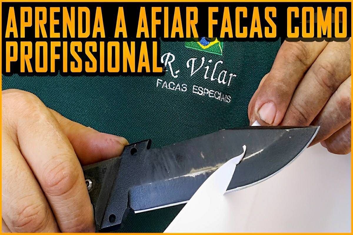 Finalmente aprendi como amolar facas seguindo essas dicas e não acreditei no resultado