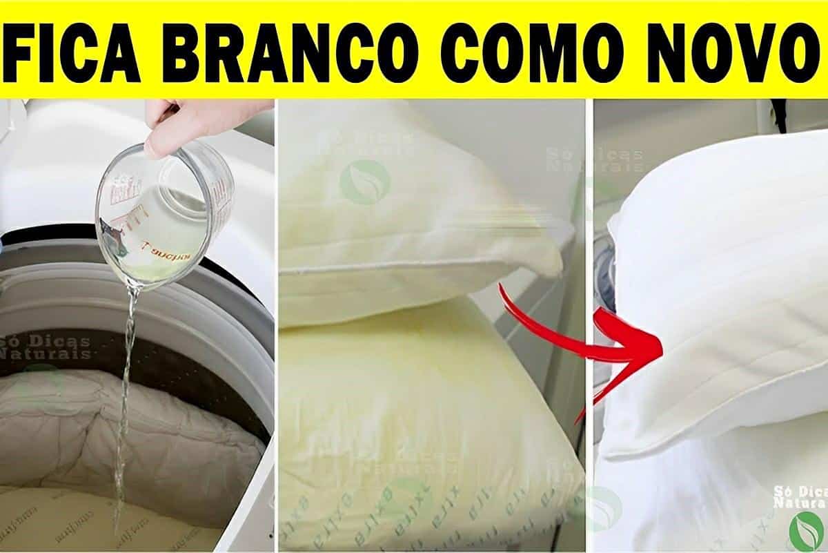 Como lavar travesseiros na máquina e deixá-los como novos usando apenas 2 ingredientes