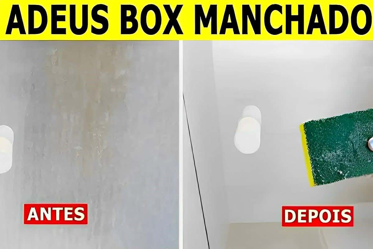 Como tirar manchas do box gastando muito pouco com uma misturinha caseira simples e fácil de fazer