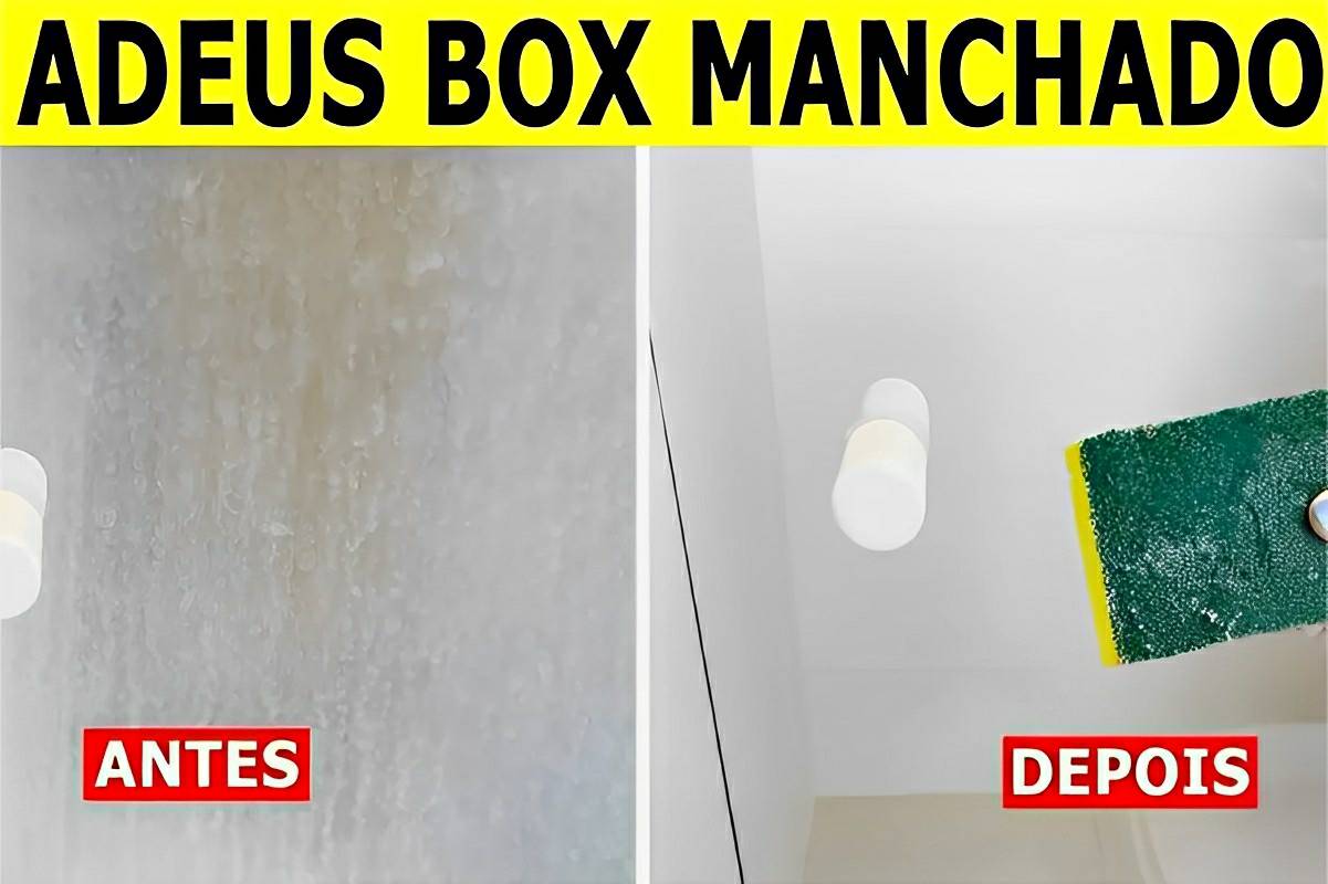 Como tirar manchas do box do banheiro de forma prática e rápida com apenas 3 ingredientes