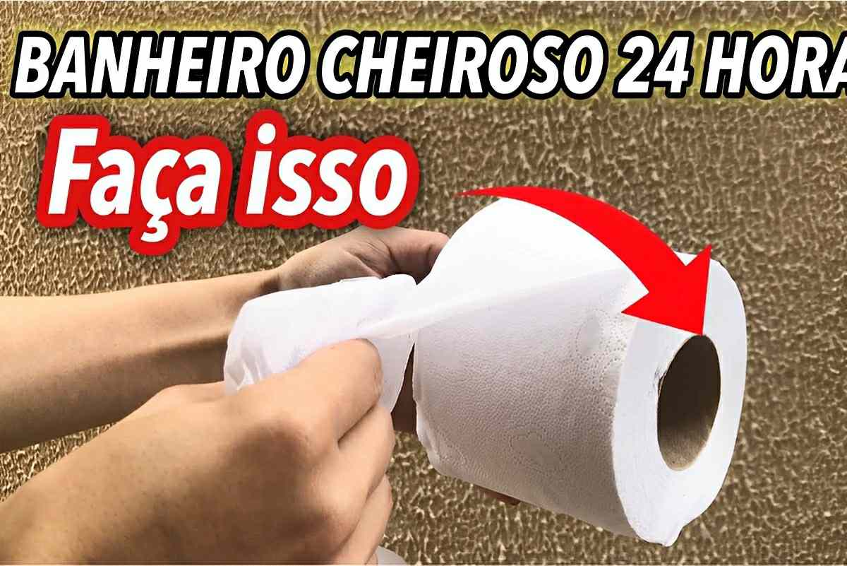 Seu banheiro cheiroso por 24 horas usando essa dica caseira simples