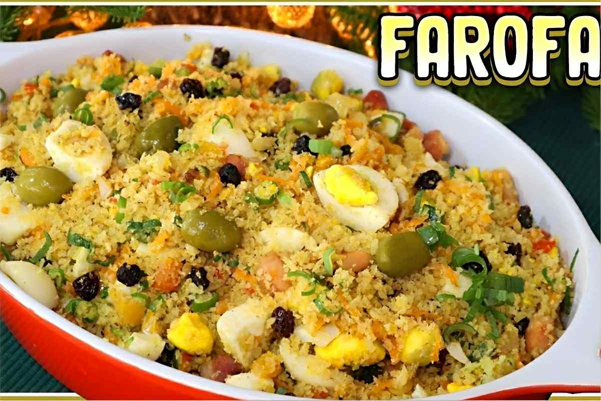 Farofa fácil de fazer e deliciosa para servir no almoço em família ou em ocasiões especiais