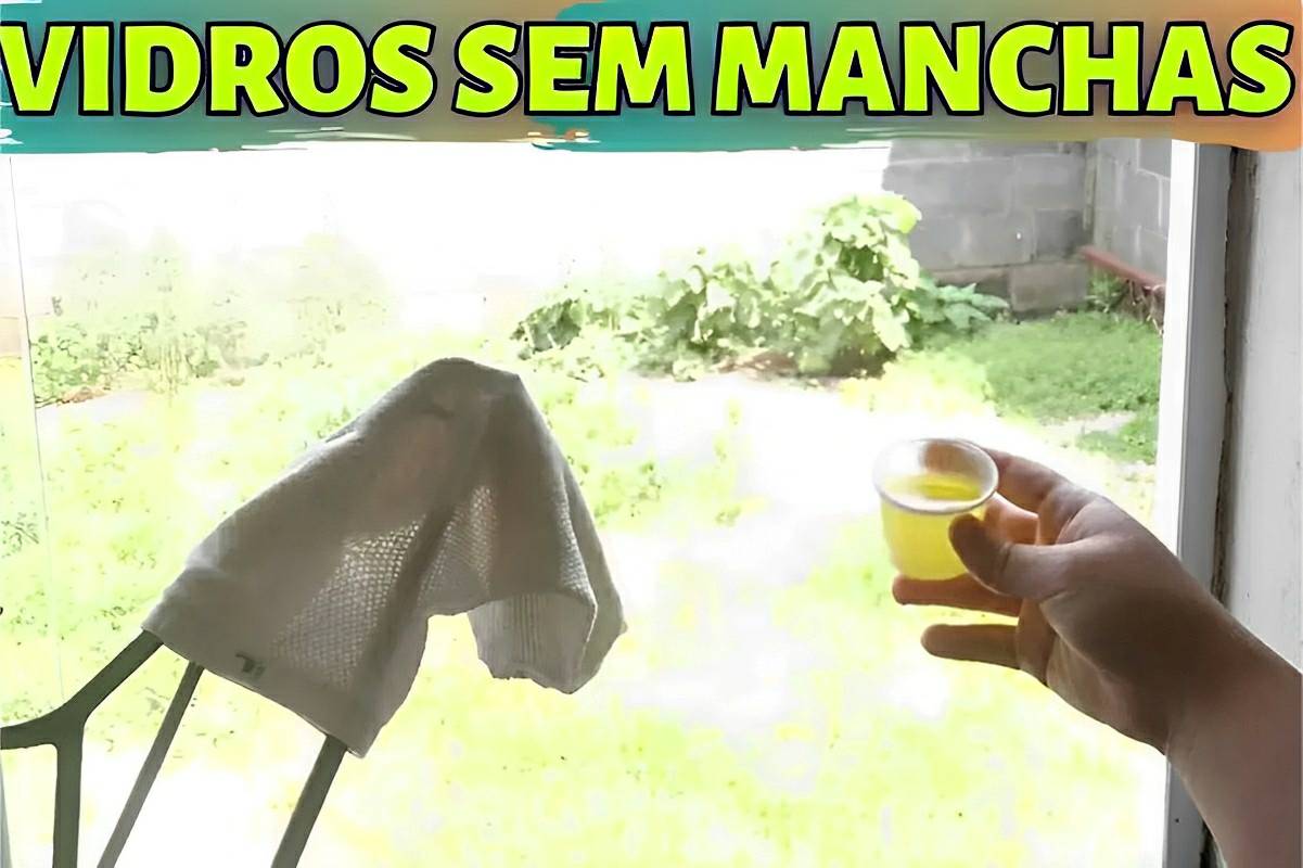 Limpa vidros caseiro que remove todas as manchas dos vidros com apenas 2 ingredientes
